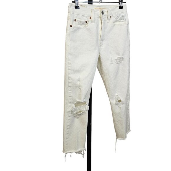 Levi's Womens  Wedgie Crop Jeans Size 24 - Picture 10 of 10